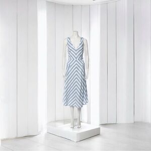 Kate Spade Blue and White Striped Dress